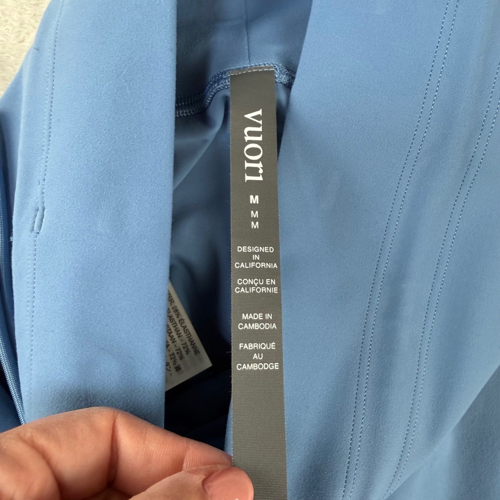 Vuori Daily Legging Azure Blue High Rise Drawstring Jogger Cuffs Womens M NEW - Picture 5 of 8
